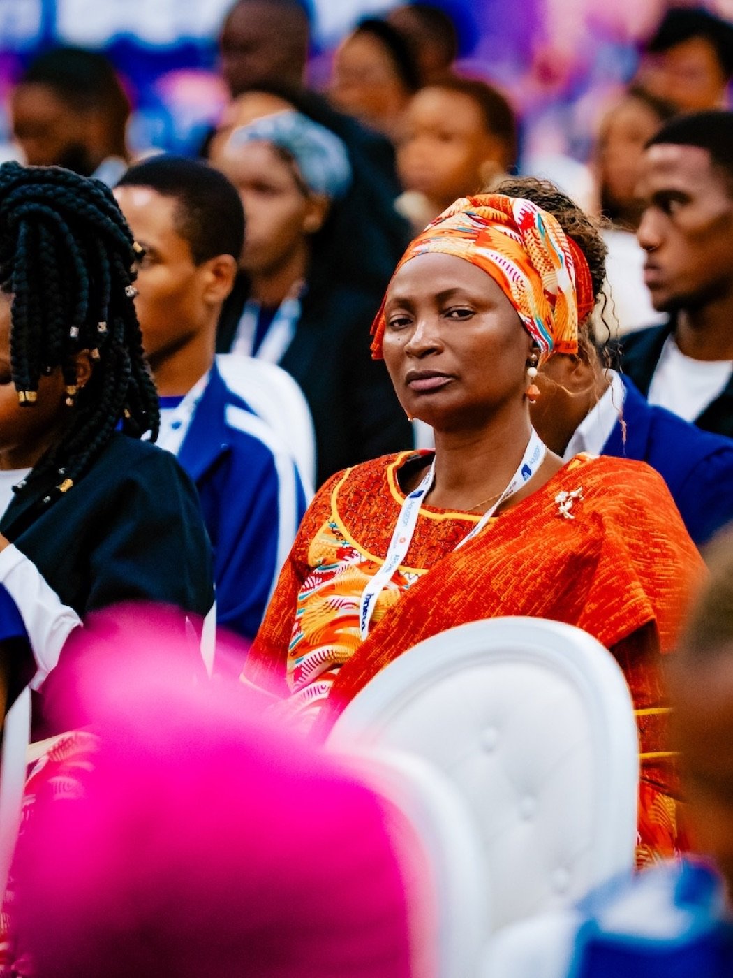 A delegate participating in an Elevate Africa Convening